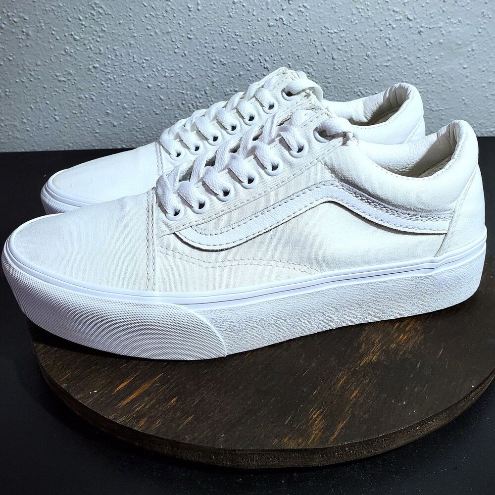 Vans Women's White Athletic Shoes